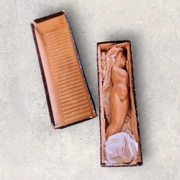 Vintage Venus Nude Soap Figure Martin Freres Castile Soap w/ Box Oddity - Picture 2 of 16